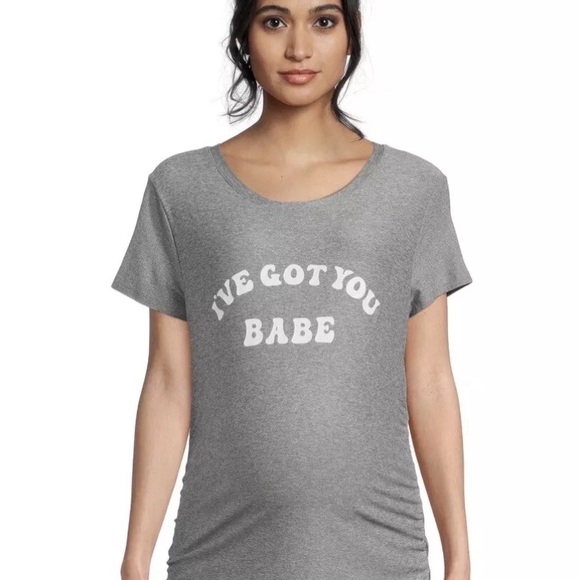 I Got You Babe Time and Tru Maternity T Shirt - Picture 3 of 6
